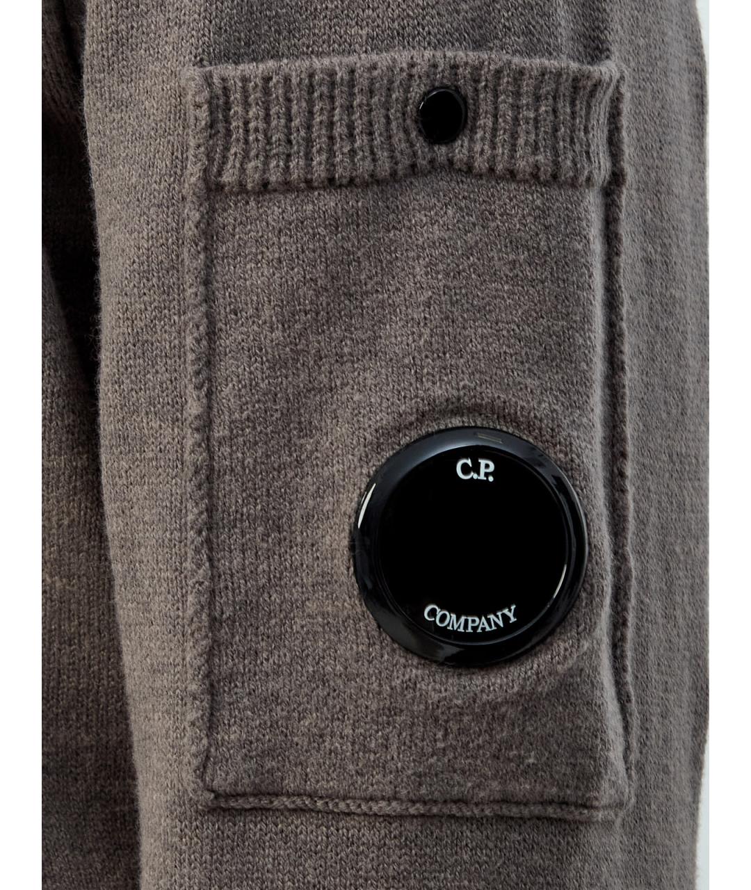 CP COMPANY Серый хлопковый джемпер / свитер, фото 5