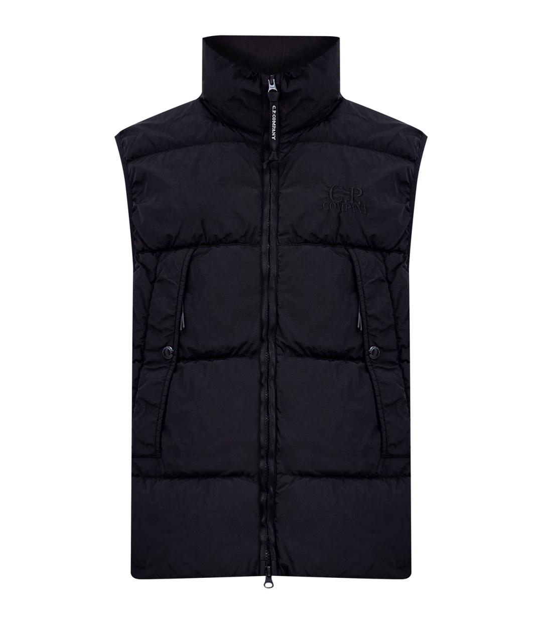 CP COMPANY Черный полиамидовый жилет, фото 1