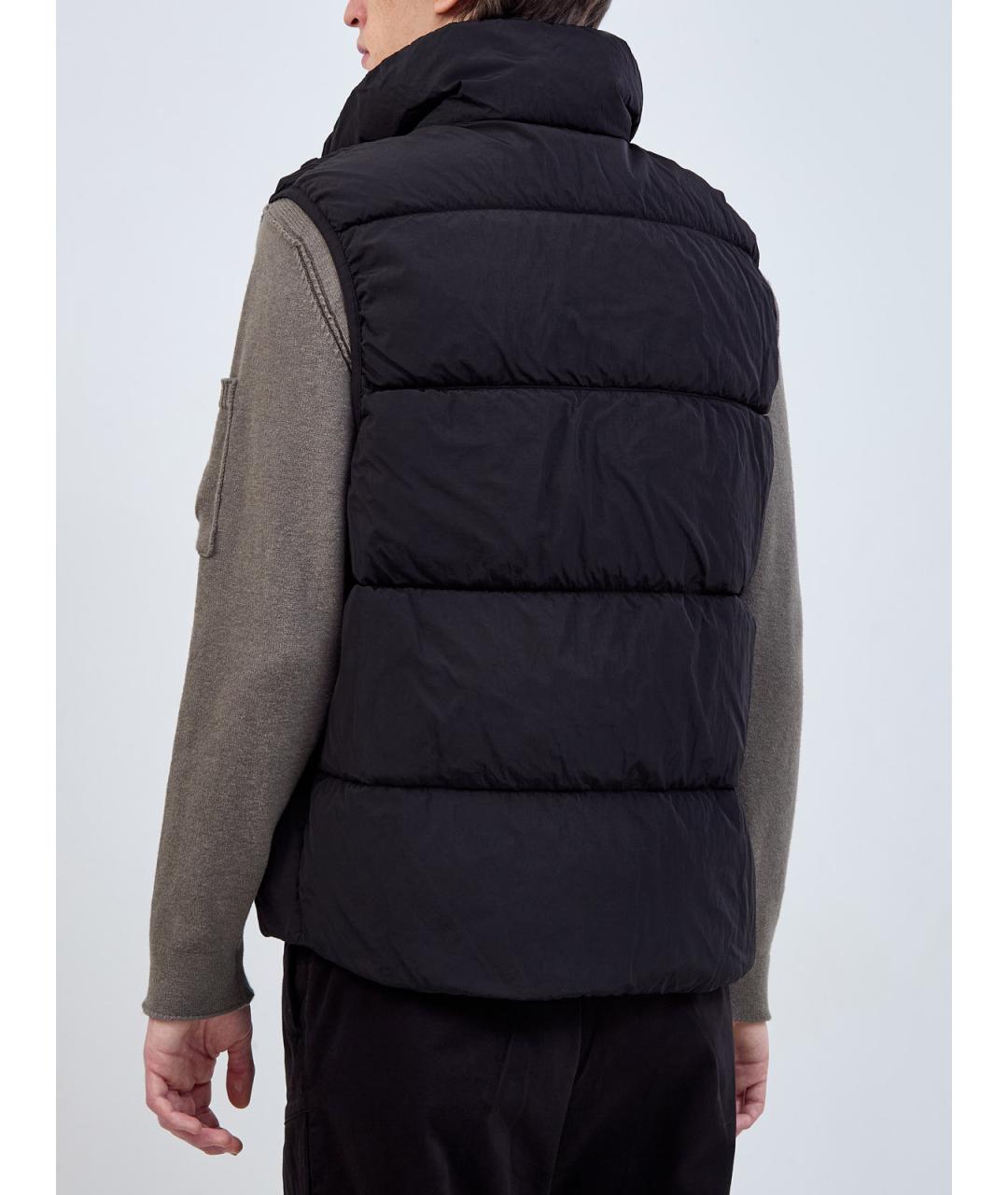 CP COMPANY Черный полиамидовый жилет, фото 4