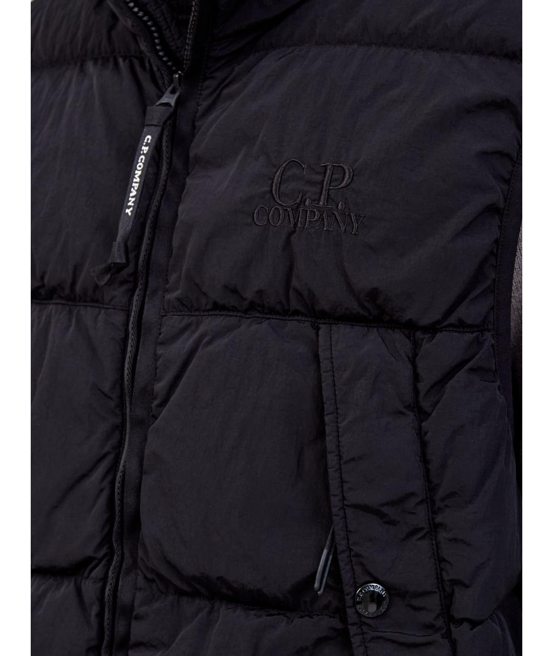 CP COMPANY Черный полиамидовый жилет, фото 5