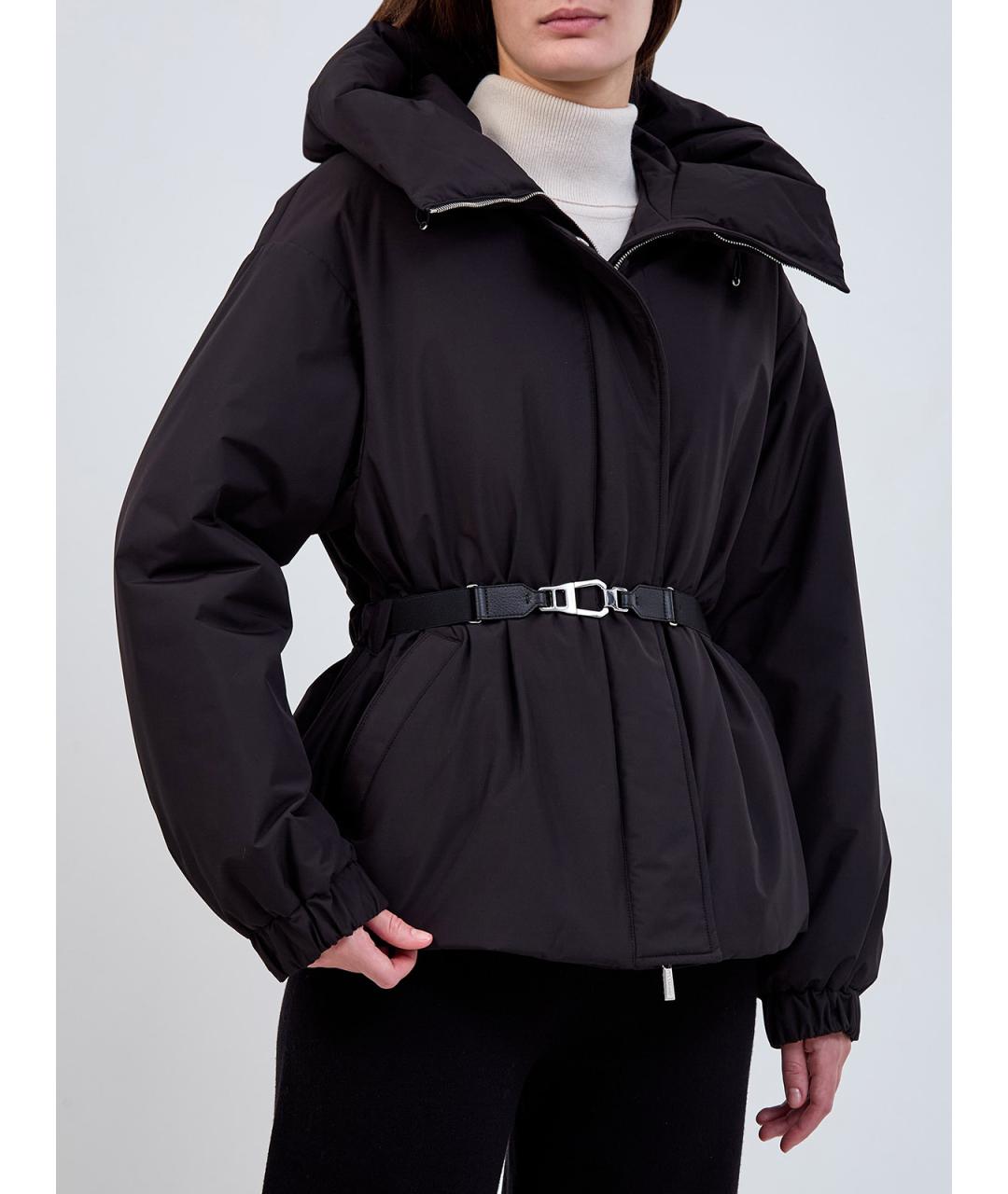 MOORER Черный полиэстеровый пуховик, фото 3