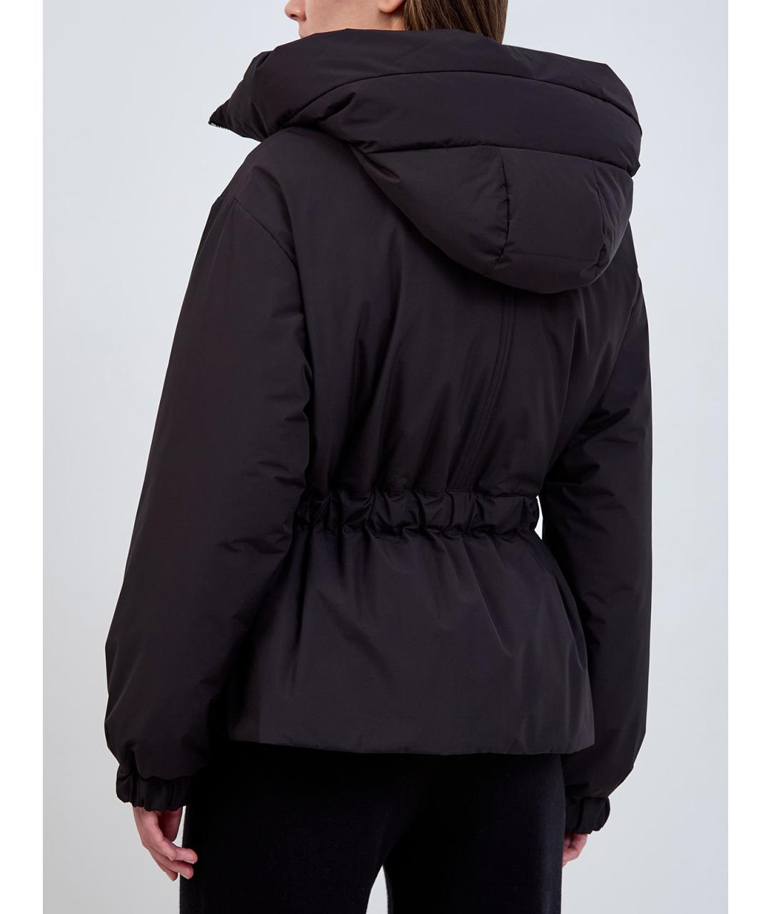 MOORER Черный полиэстеровый пуховик, фото 4
