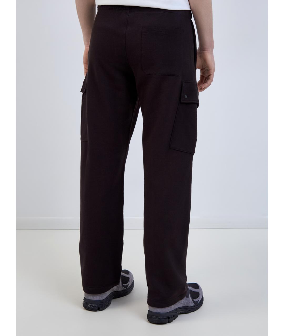 CP COMPANY Черные хлопковые повседневные брюки, фото 4