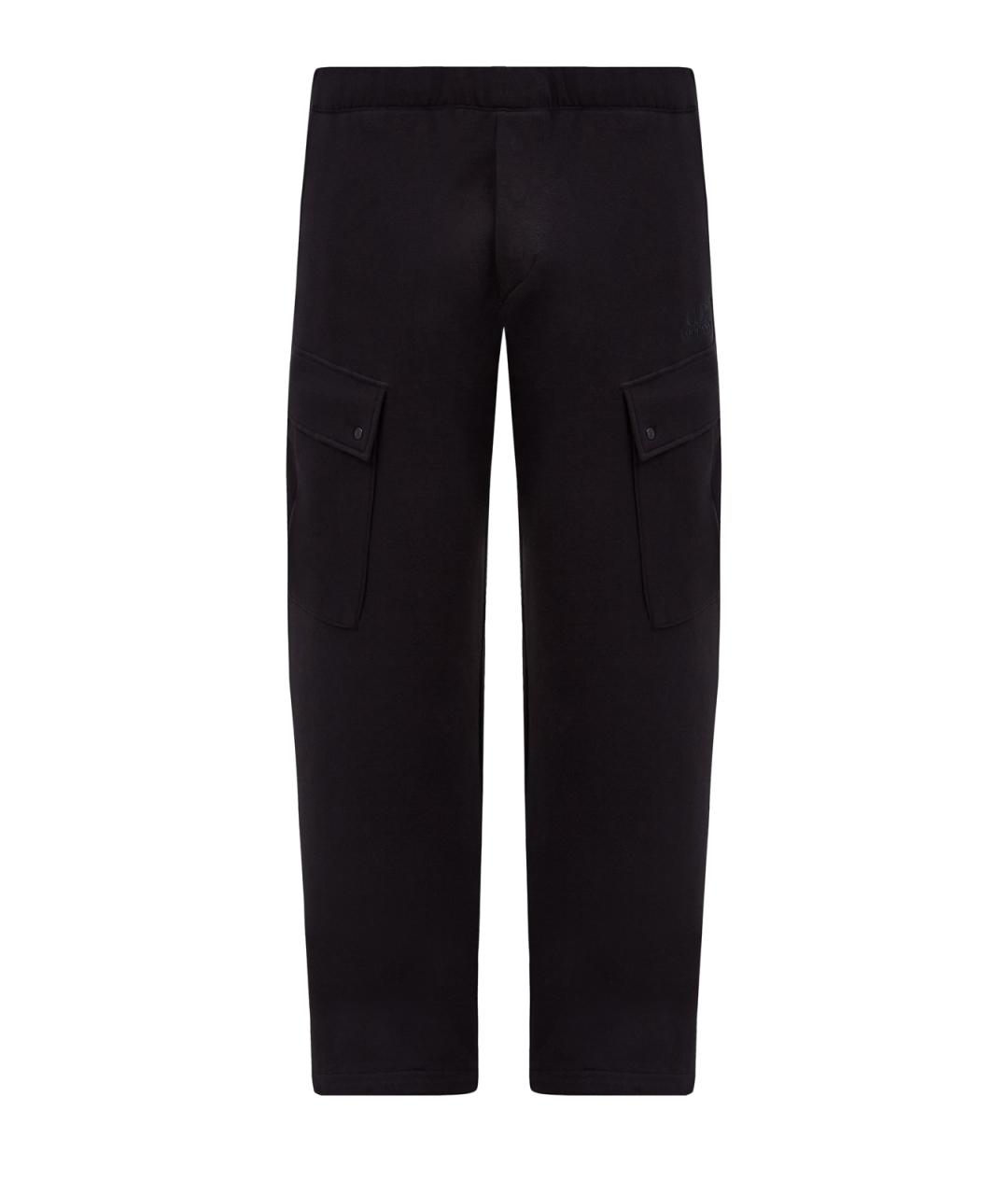 CP COMPANY Черные хлопковые повседневные брюки, фото 1