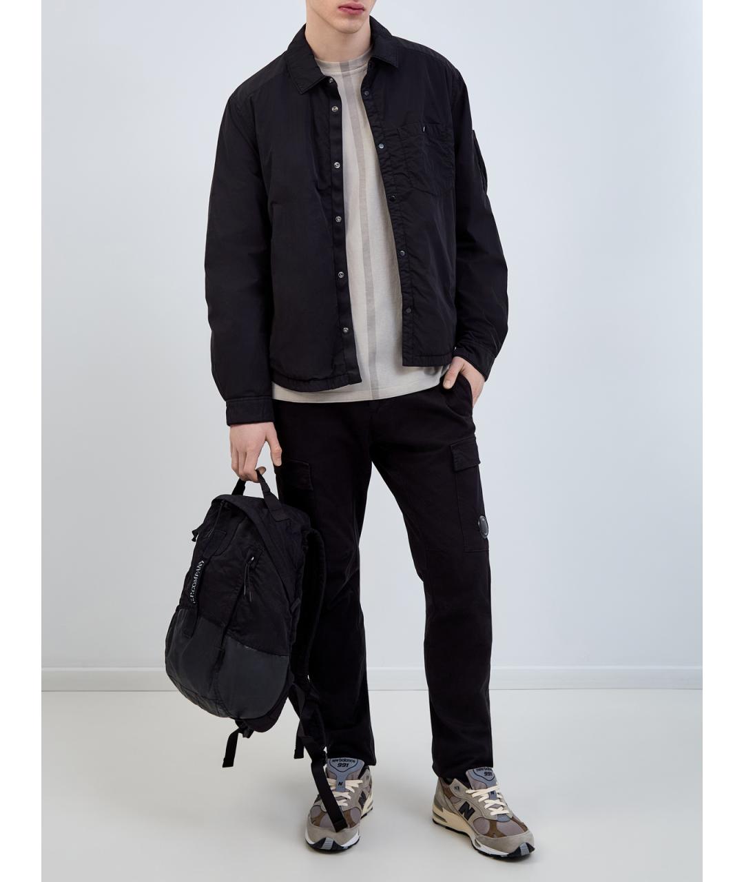 CP COMPANY Черная полиамидовая куртка, фото 2