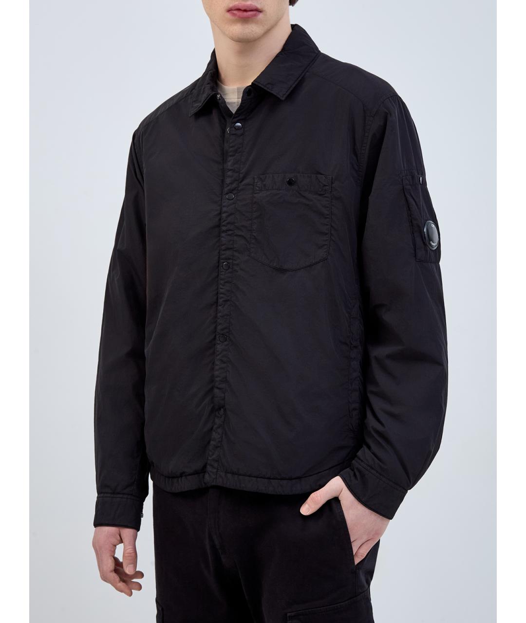 CP COMPANY Черная полиамидовая куртка, фото 3