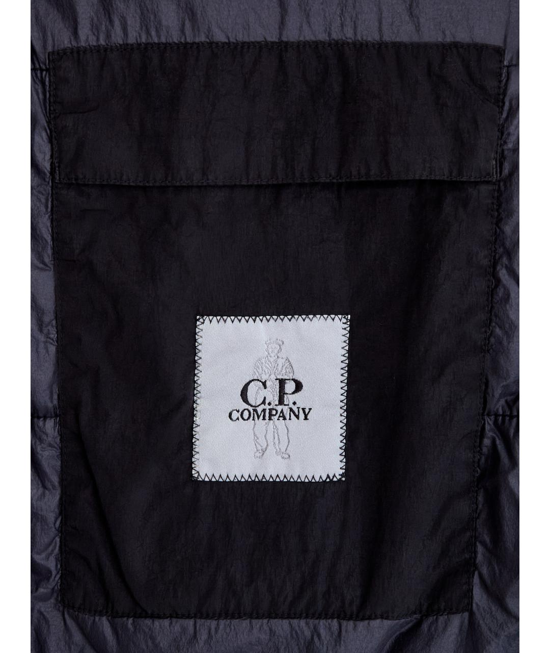 CP COMPANY Черная полиамидовая куртка, фото 6