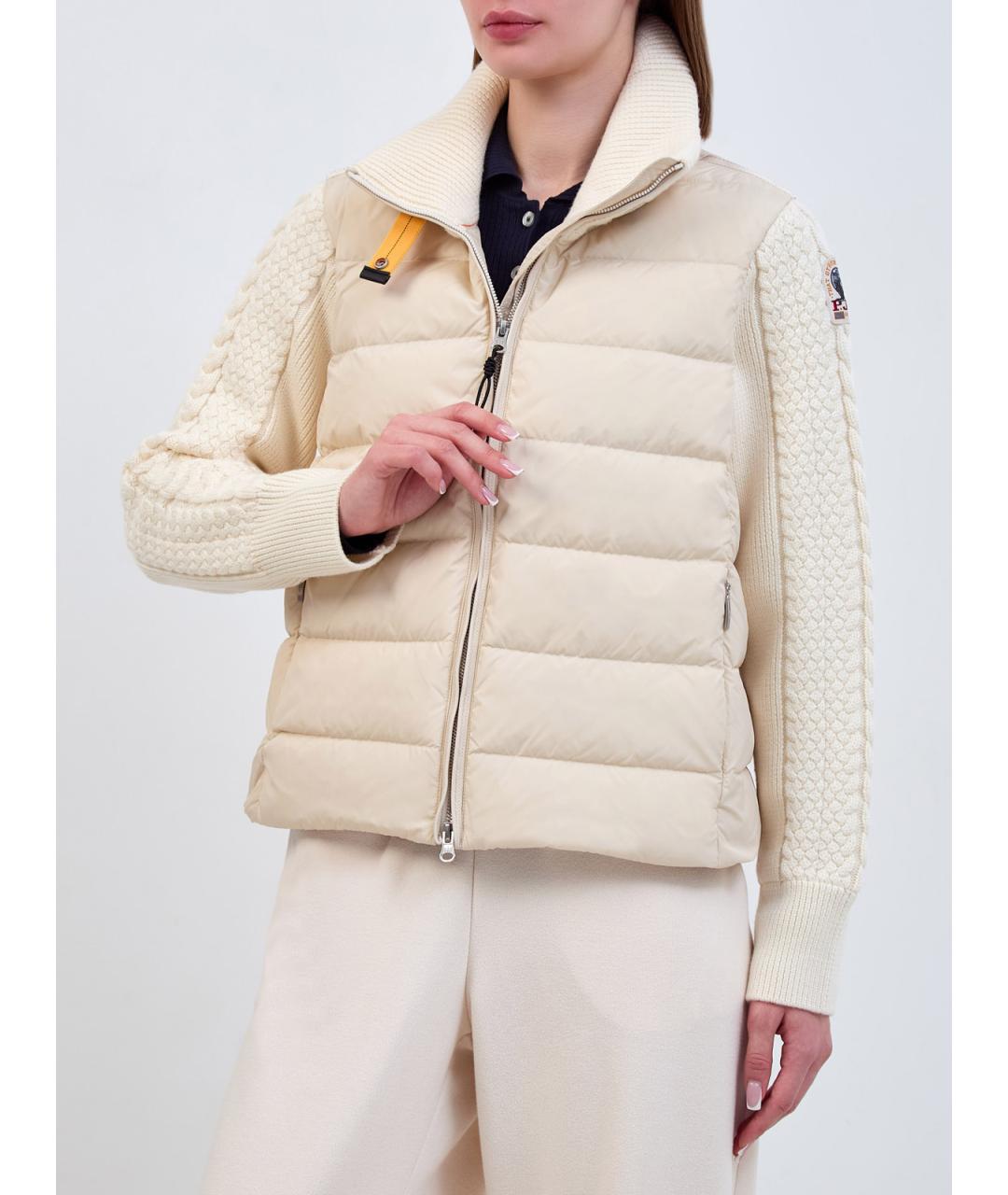 PARAJUMPERS Бежевая полиамидовая куртка, фото 3
