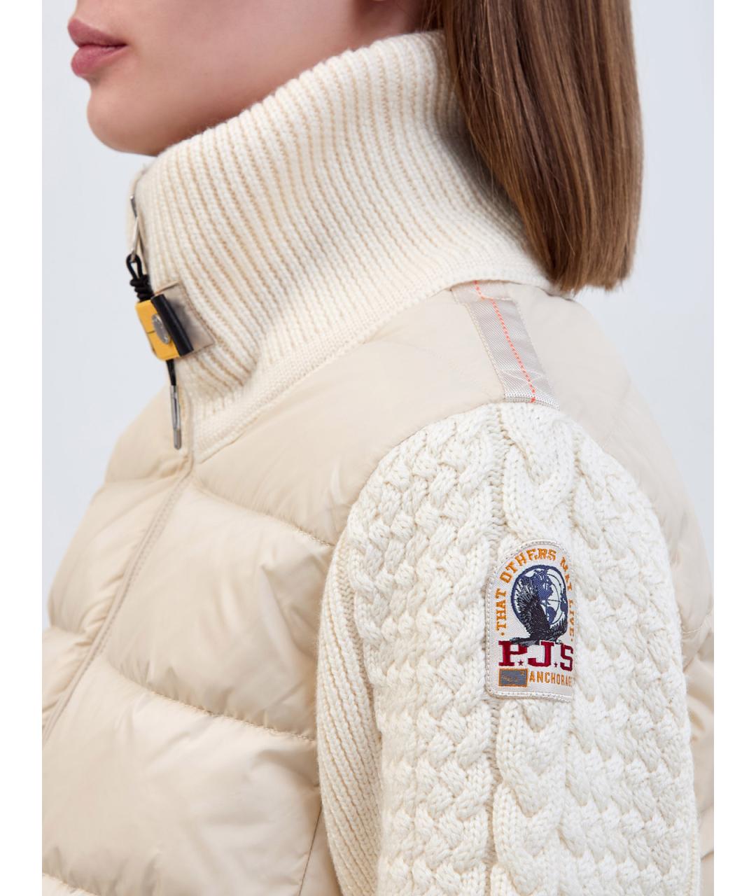 PARAJUMPERS Бежевая полиамидовая куртка, фото 5