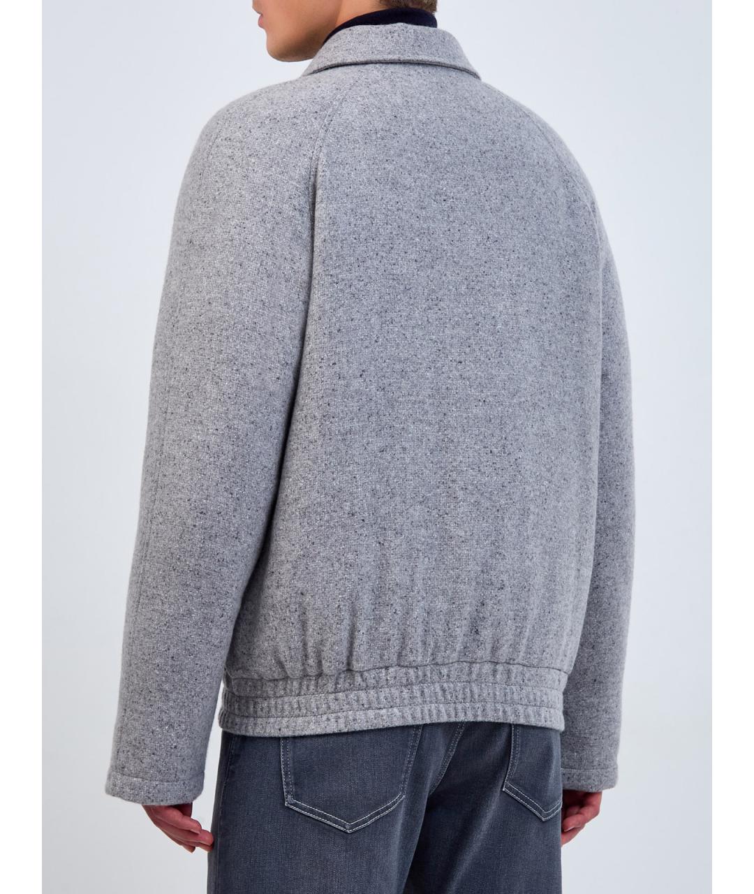 ELEVENTY Серый кашемировый пуховик, фото 4