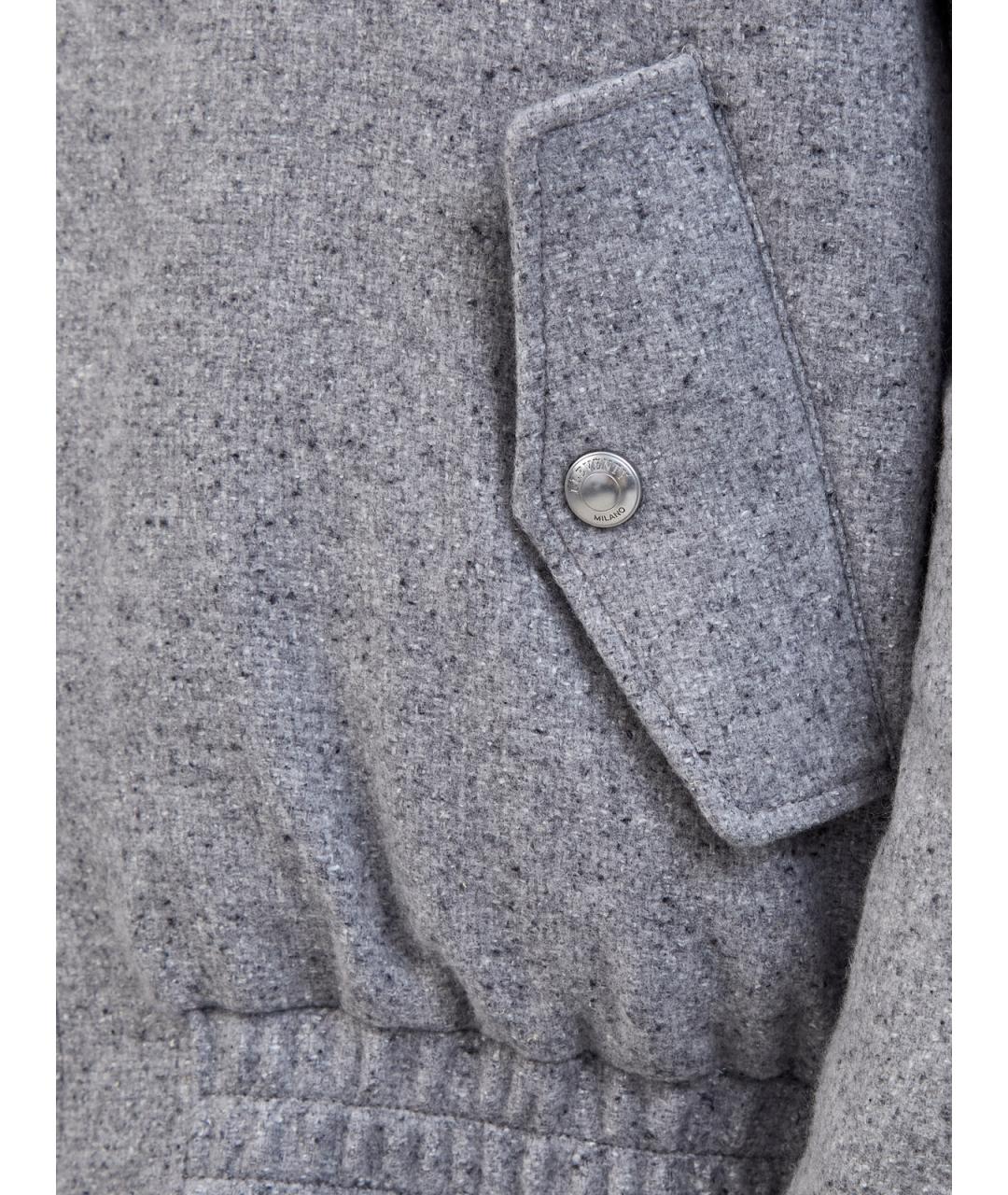 ELEVENTY Серый кашемировый пуховик, фото 5