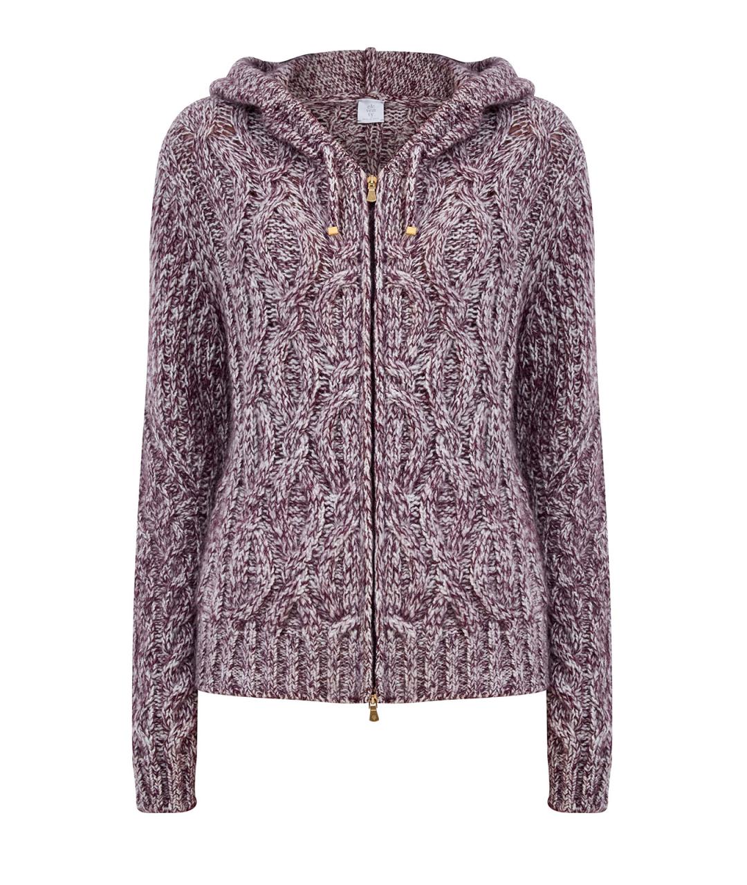 ELEVENTY Бордовый шерстяной кардиган, фото 1