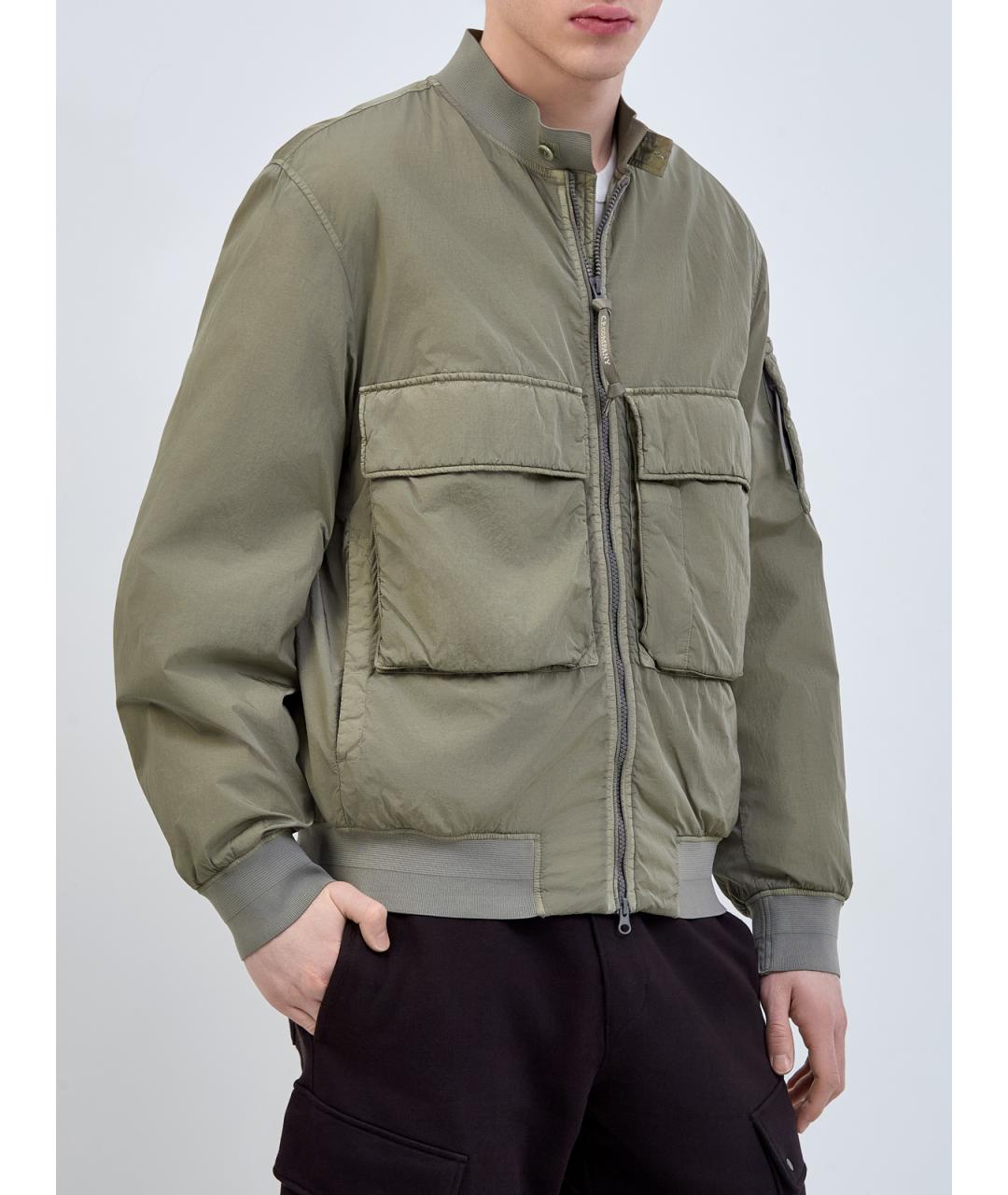 CP COMPANY Хаки полиамидовая куртка, фото 3