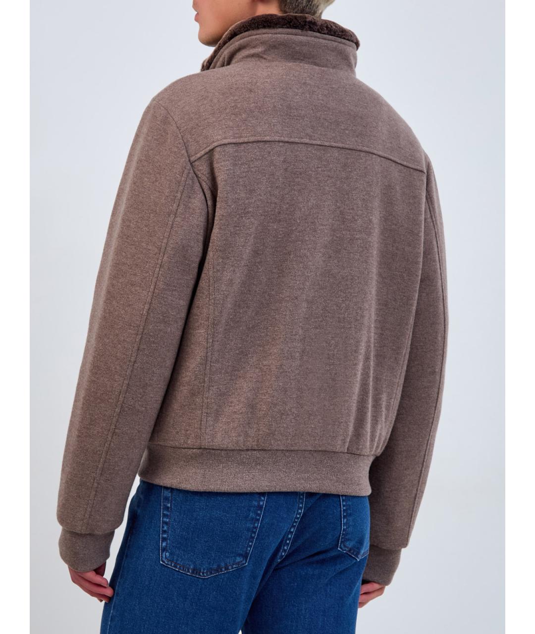 MOORER Коричневый шерстяной пуховик, фото 4