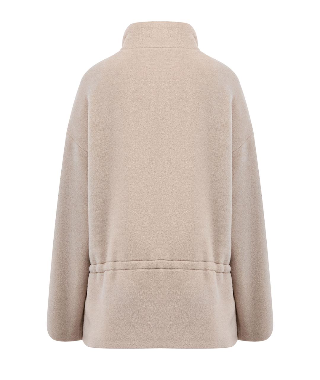 ELEVENTY Бежевое шерстяное пальто, фото 2