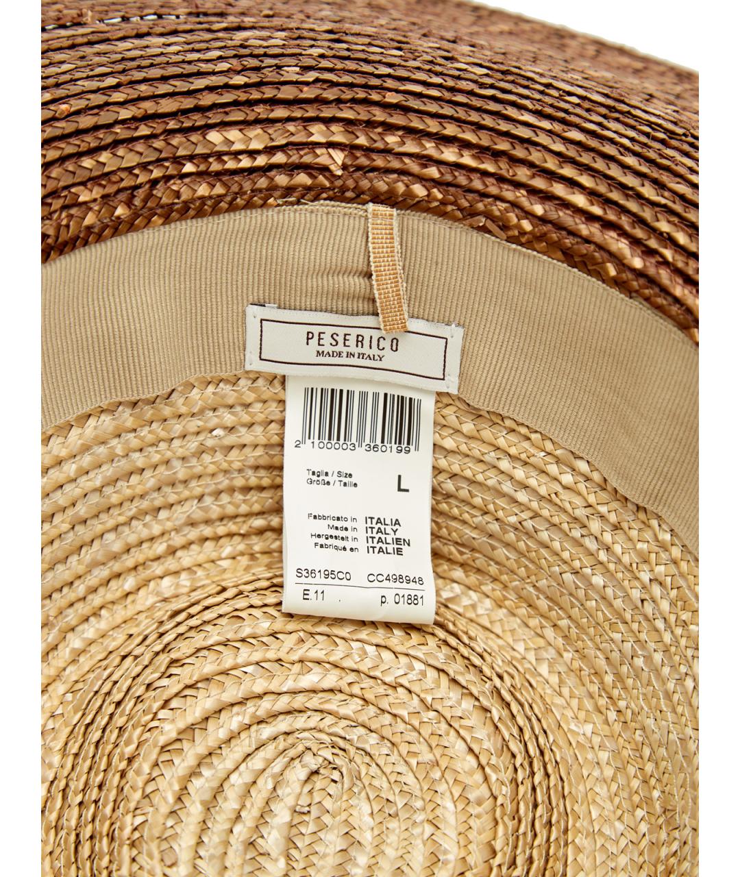 PESERICO Коричневая шляпа, фото 6