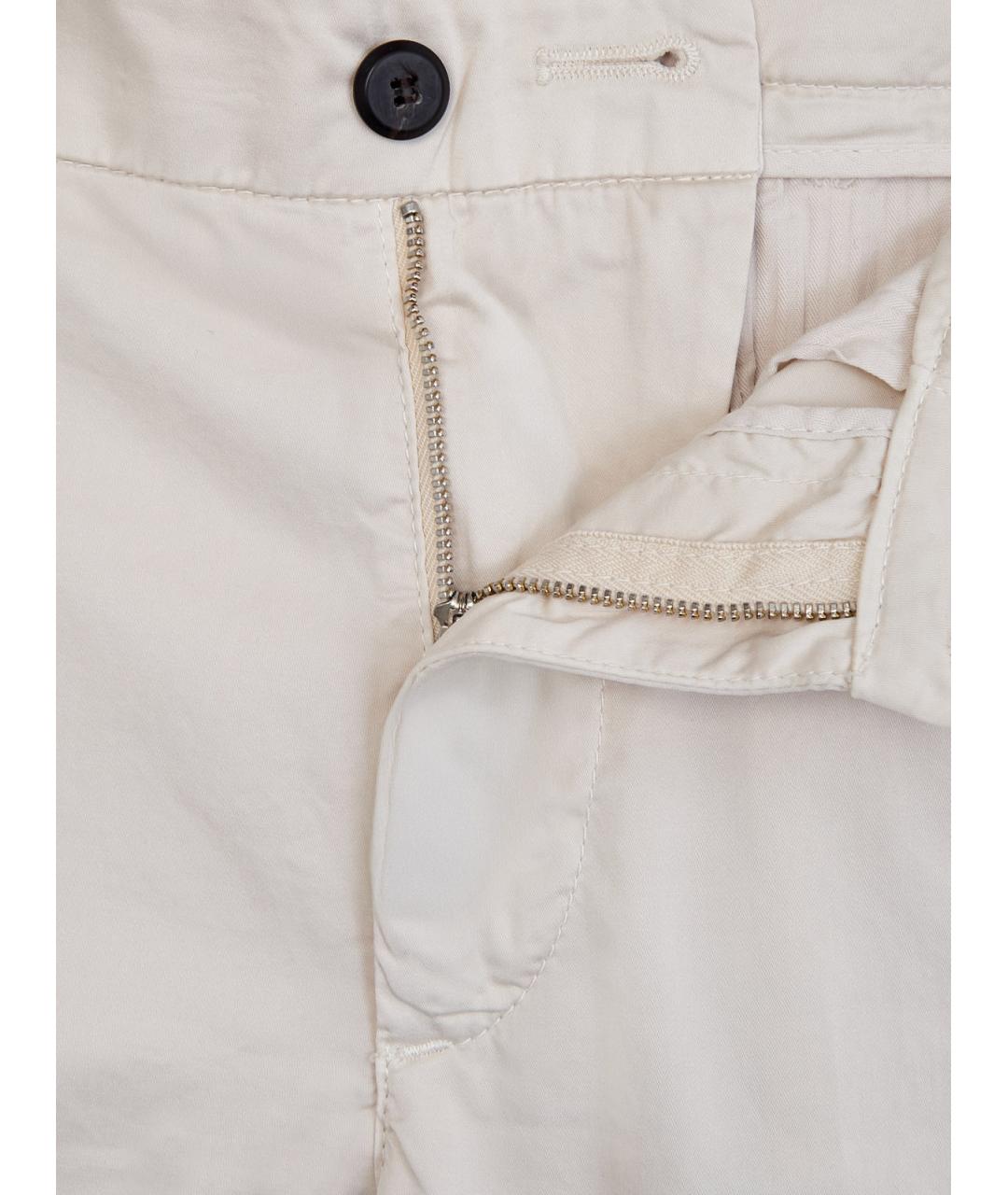 ELEVENTY Бежевые хлопковые шорты, фото 6