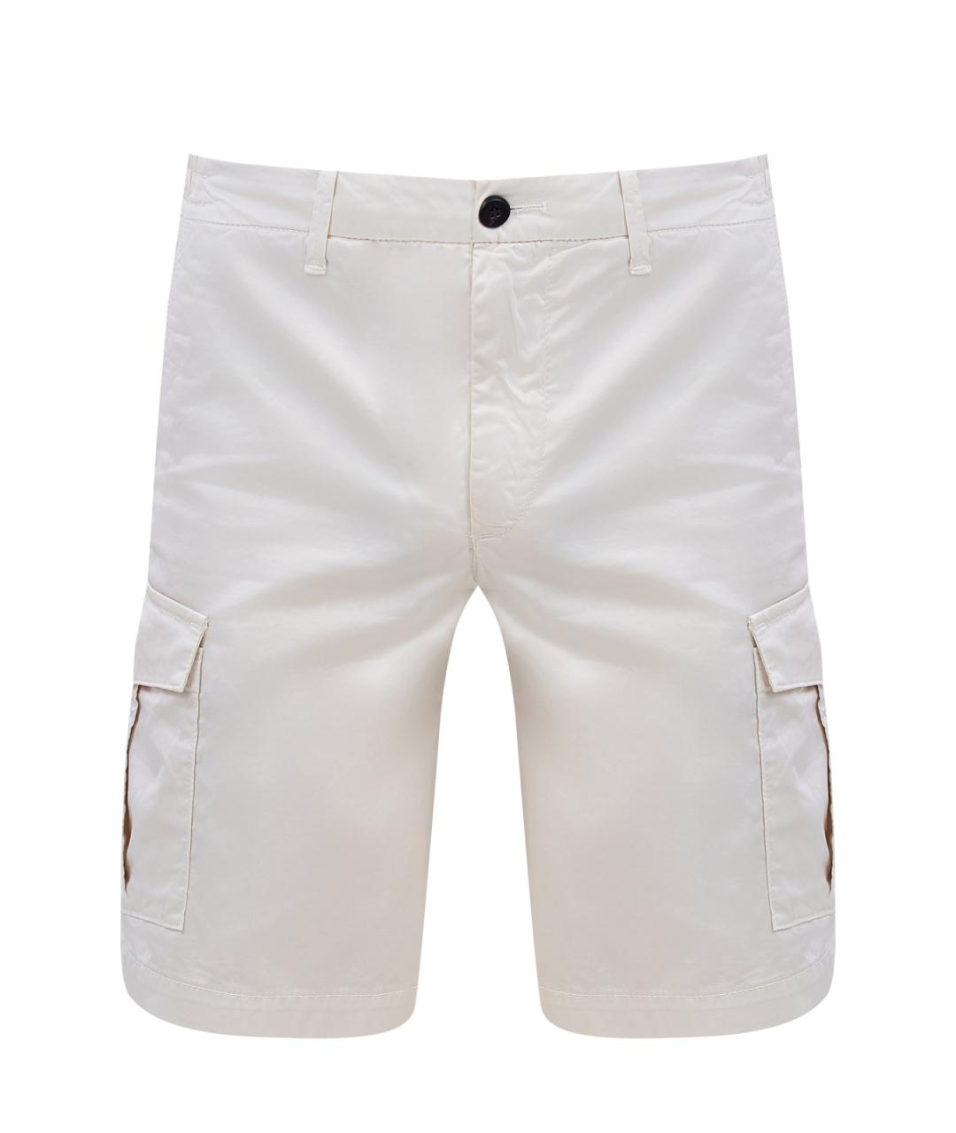 ELEVENTY Бежевые хлопковые шорты, фото 1