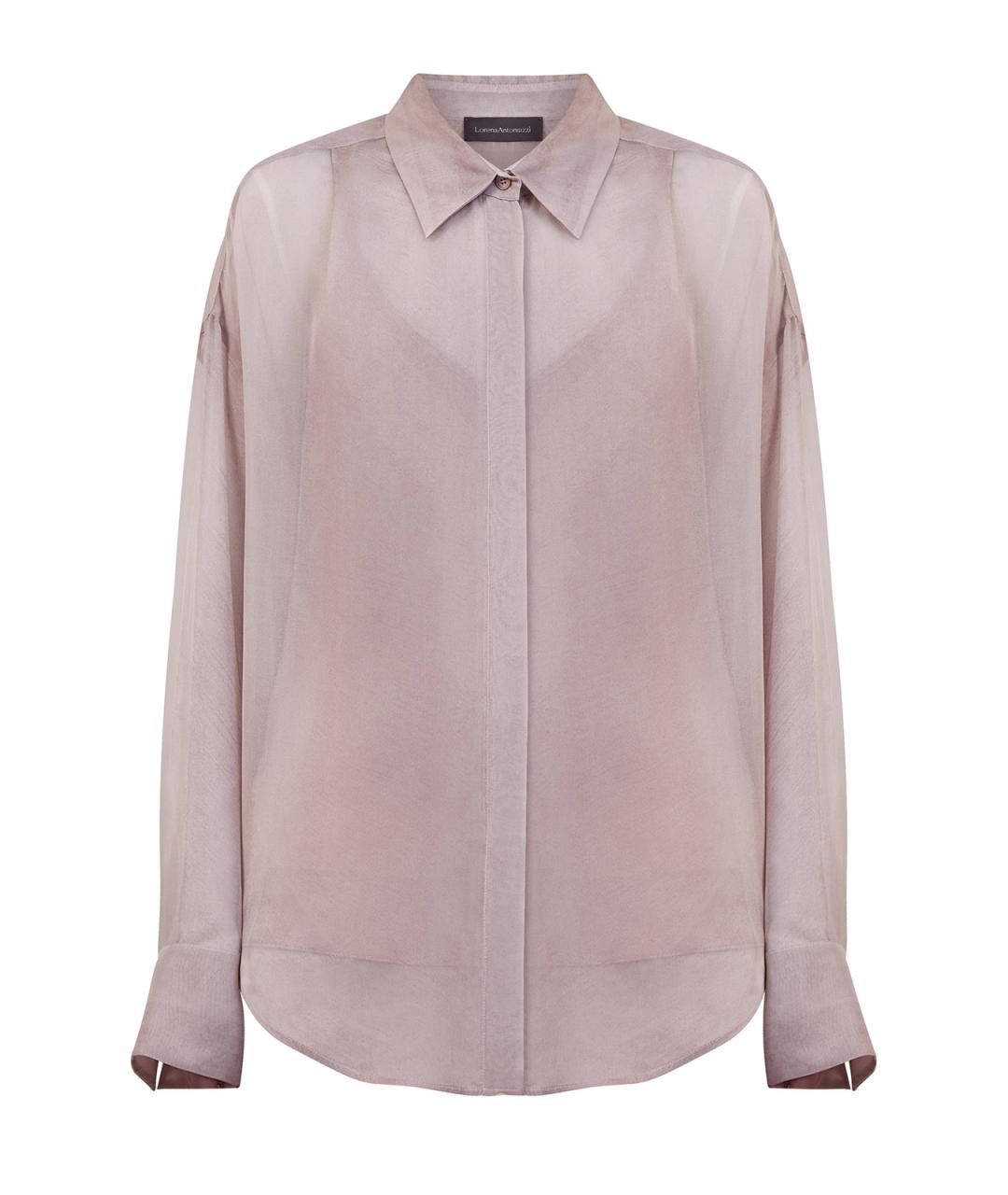 LORENA ANTONIAZZI Розовая шелковая блузы, фото 1