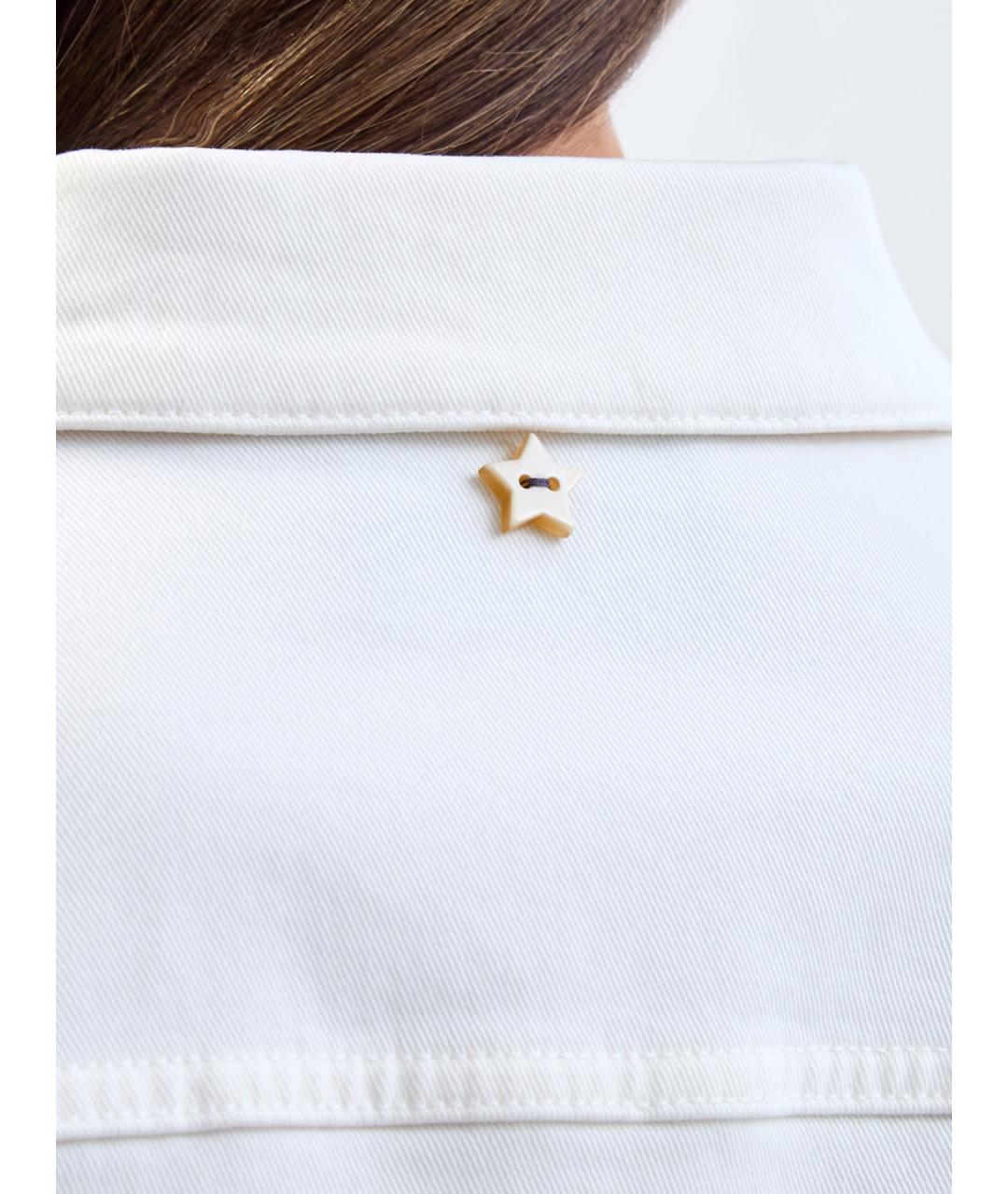 LORENA ANTONIAZZI Белая хлопковая куртка, фото 6