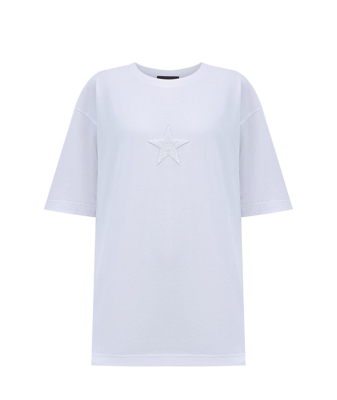 LORENA ANTONIAZZI Белая хлопковая футболка, фото 7