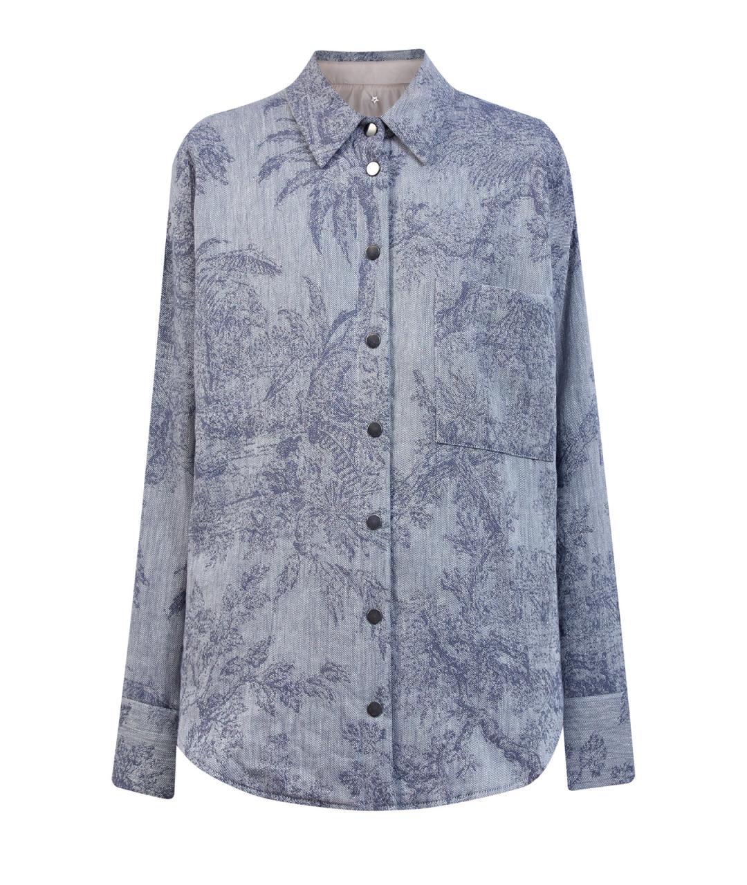 LORENA ANTONIAZZI Голубая хлопковая куртка, фото 1