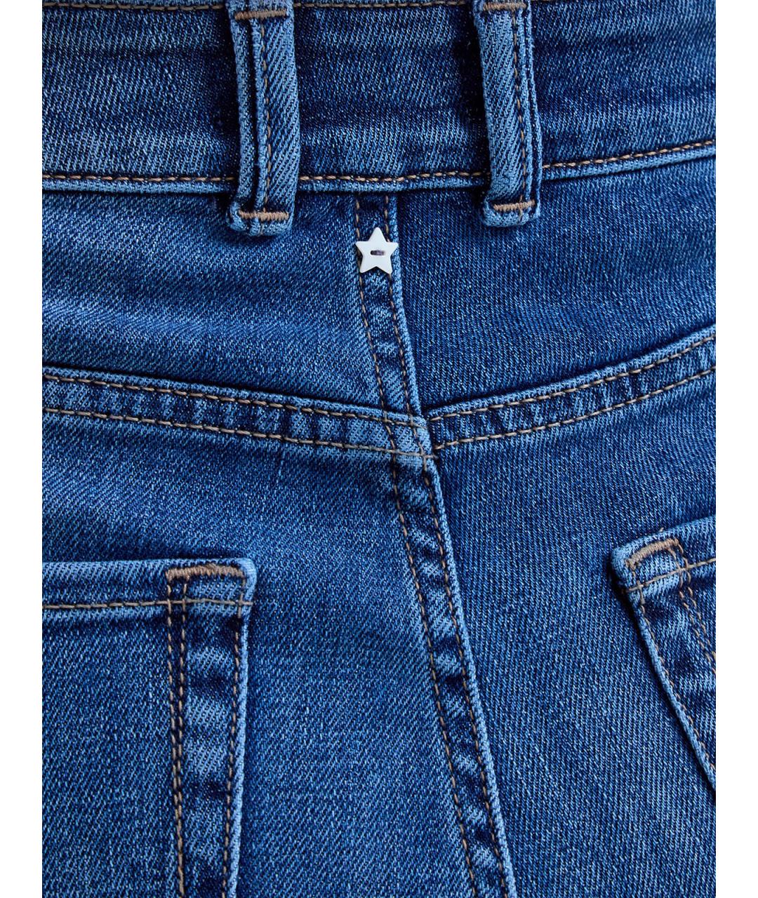 LORENA ANTONIAZZI Синие хлопковые прямые джинсы, фото 6