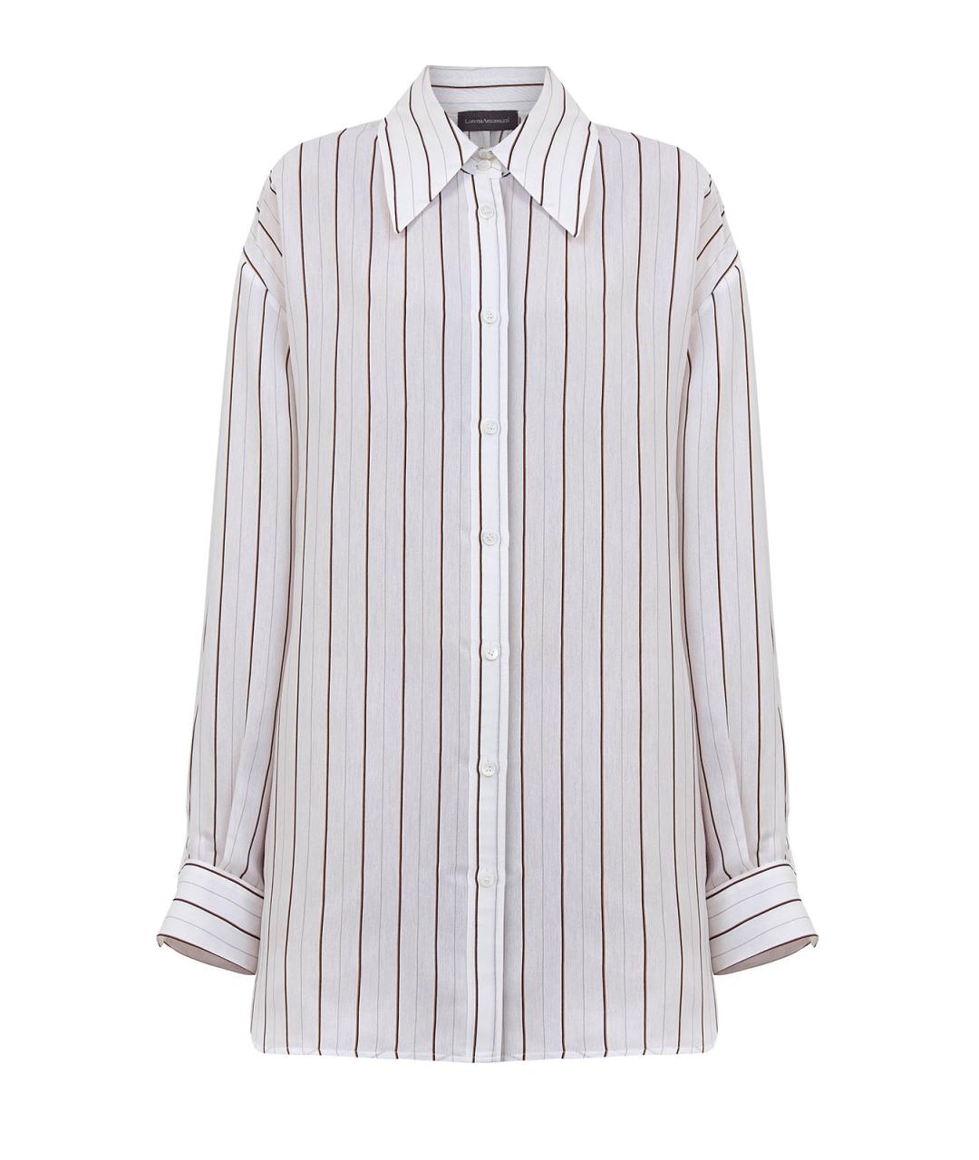 LORENA ANTONIAZZI Белая вискозная рубашка, фото 1