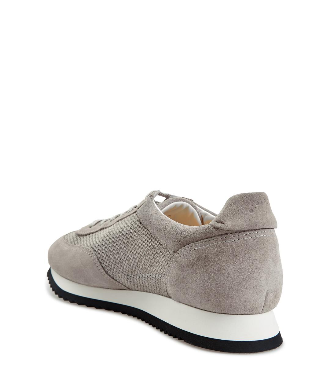 DOUCAL'S Бежевые замшевые низкие кроссовки / кеды, фото 4