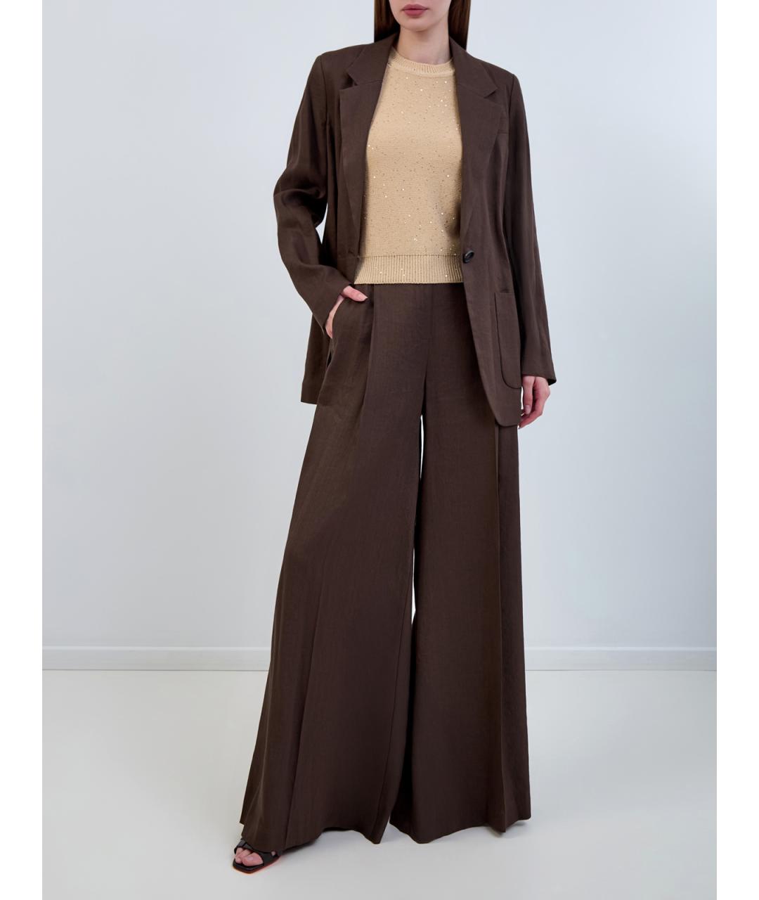 LORENA ANTONIAZZI Бежевая хлопковая майка, фото 2