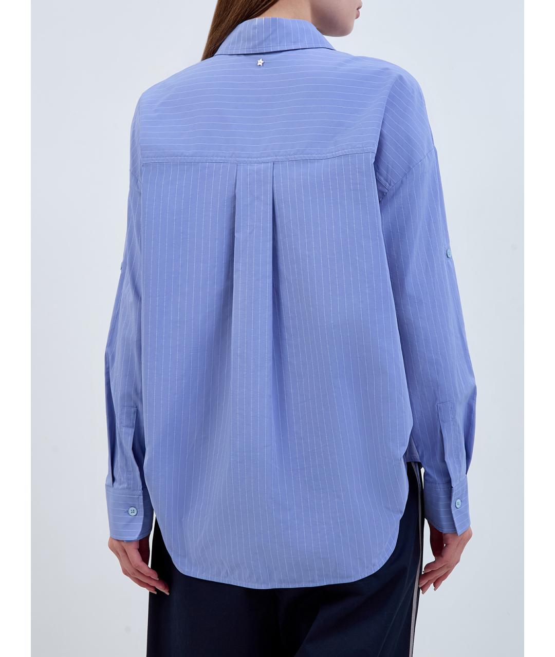 LORENA ANTONIAZZI Синяя хлопковая рубашка, фото 4