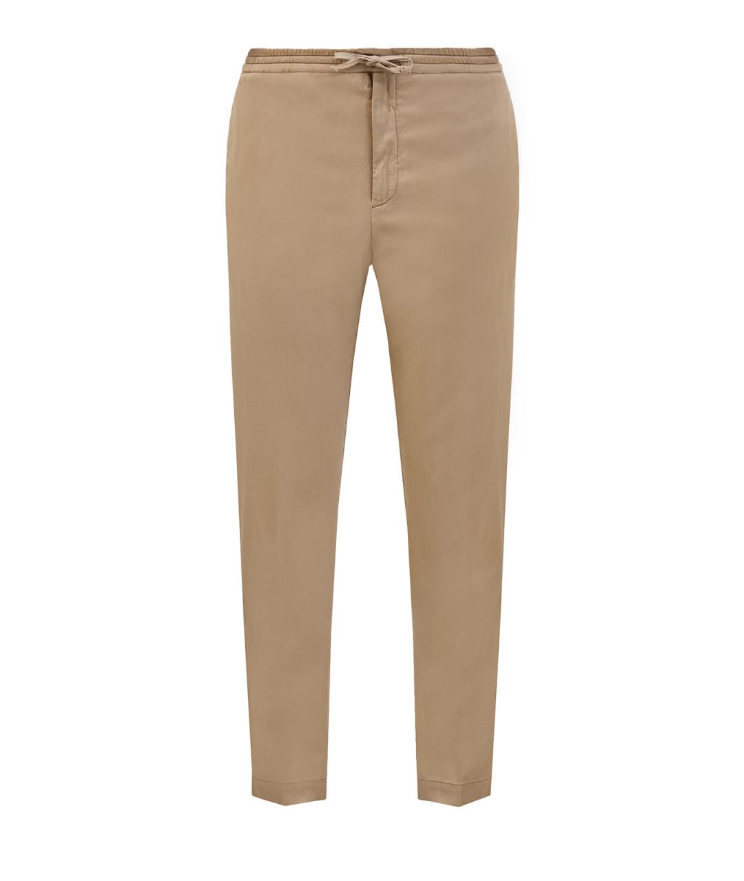 CANALI Коричневые повседневные брюки, фото 1