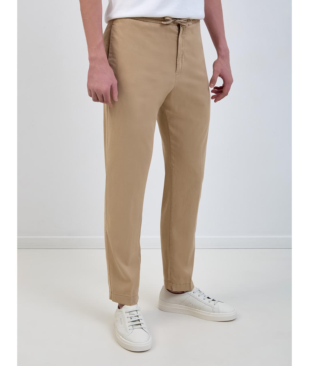 CANALI Коричневые повседневные брюки, фото 3