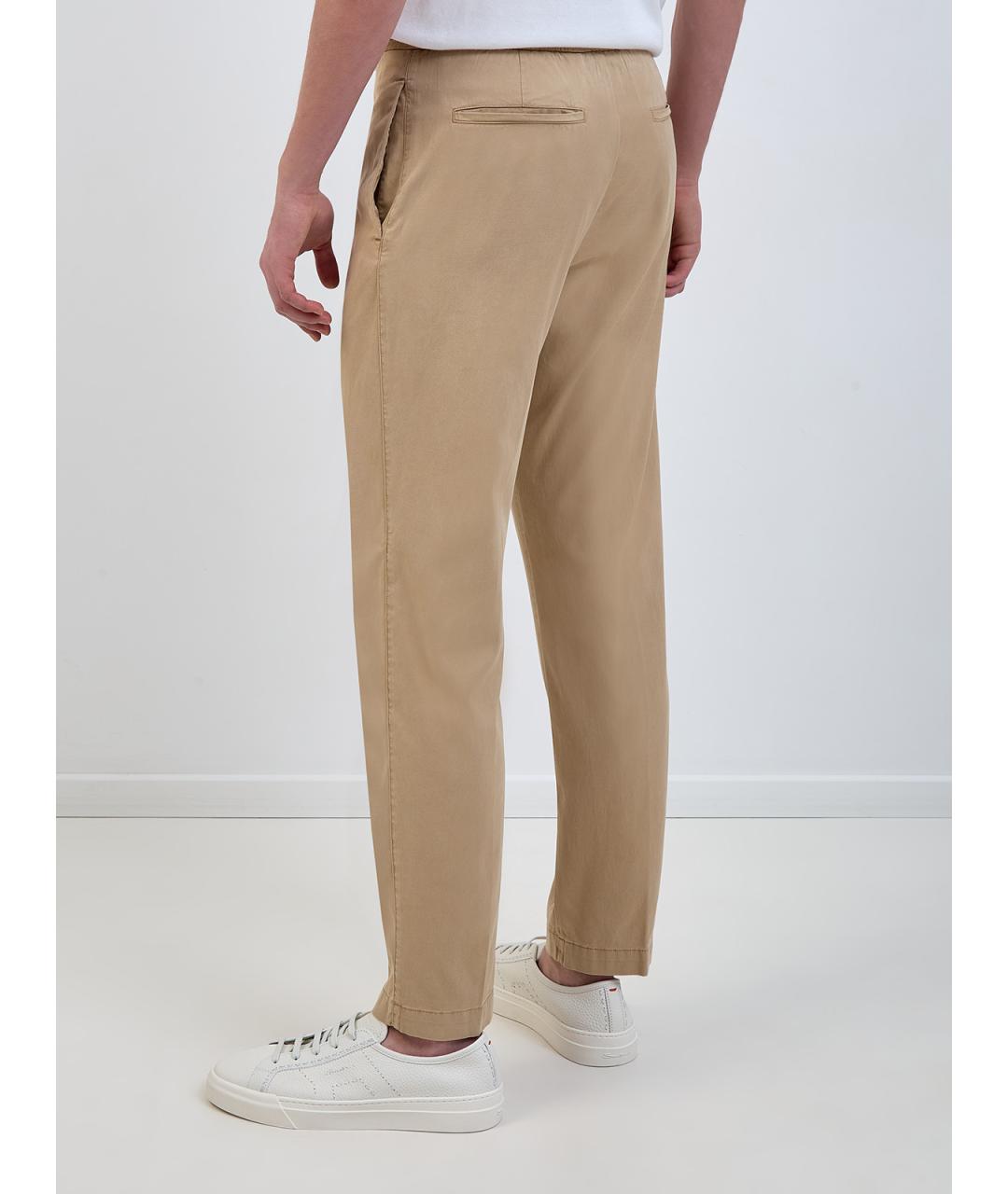 CANALI Коричневые повседневные брюки, фото 4