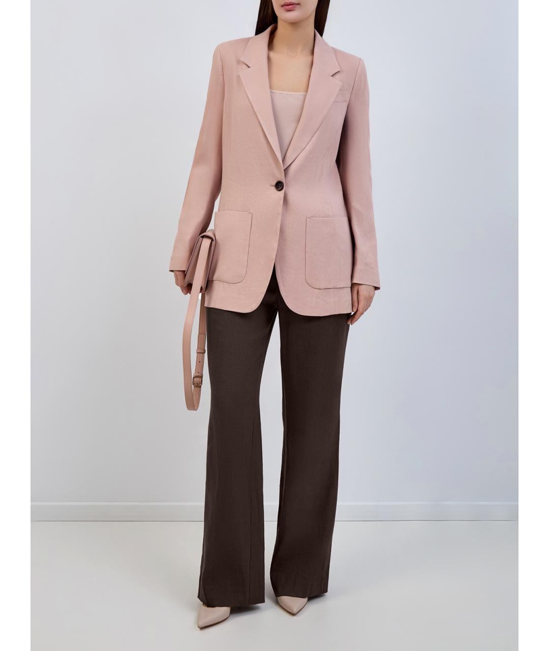 FABIANA FILIPPI Розовая полиэстеровая майка, фото 2