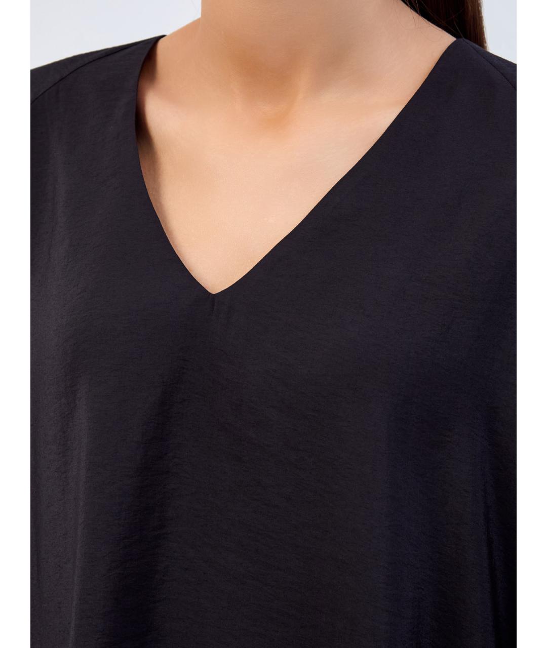 GENTRY PORTOFINO Черная блузы, фото 5