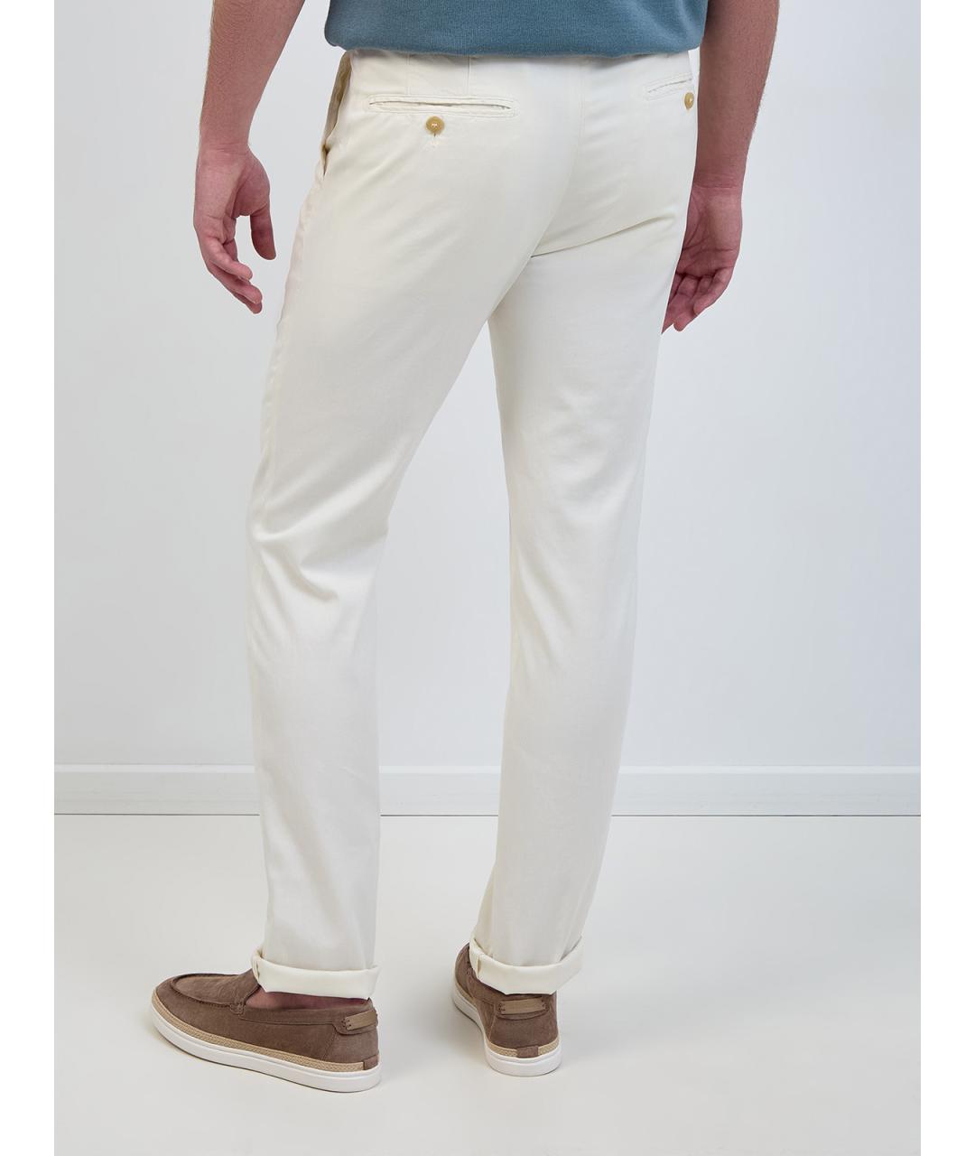 CANALI Бежевые повседневные брюки, фото 4