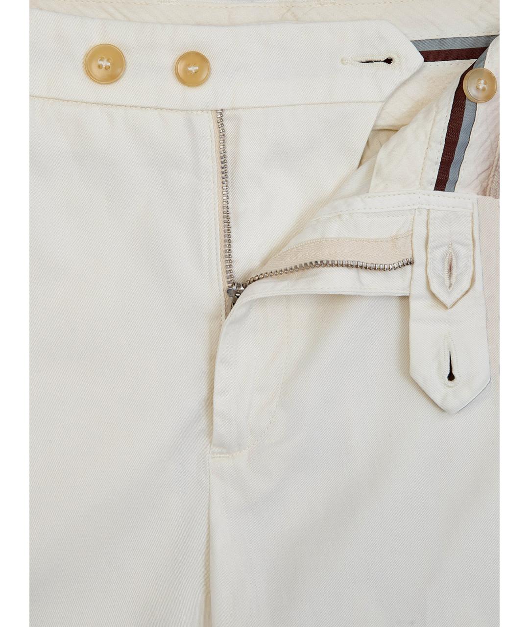 CANALI Бежевые повседневные брюки, фото 6