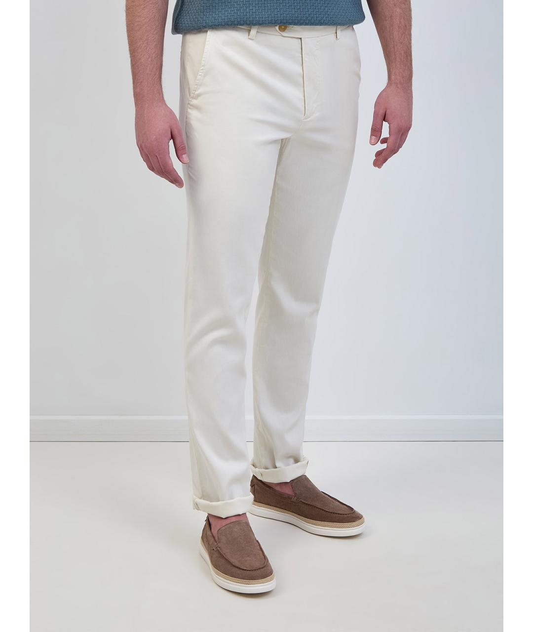 CANALI Бежевые повседневные брюки, фото 3