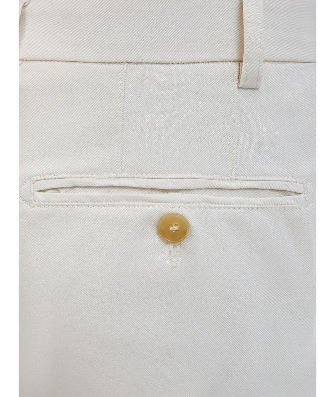 CANALI Бежевые повседневные брюки, фото 5