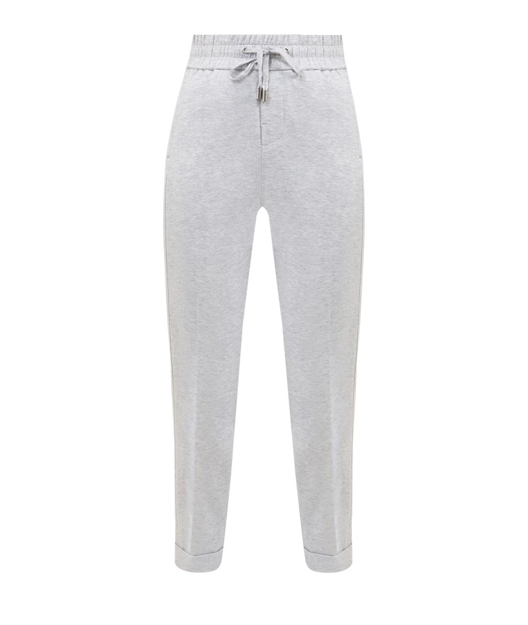 PESERICO Серые хлопковые спортивные брюки и шорты, фото 1