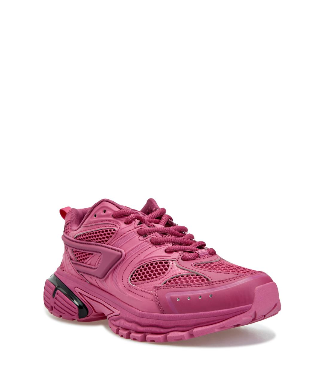 DIESEL Розовые текстильные кроссовки, фото 3