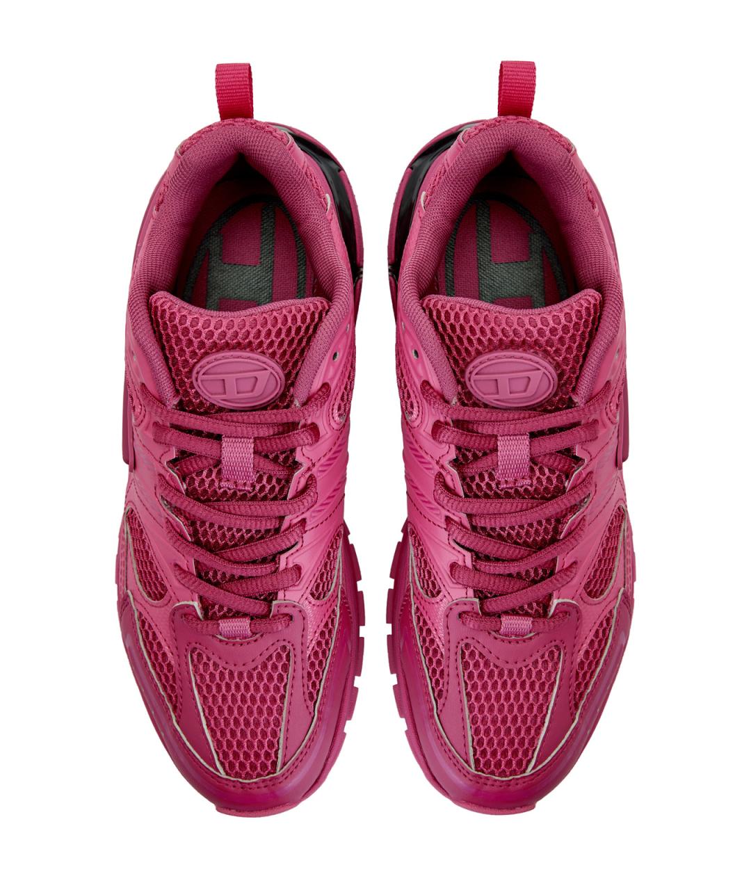 DIESEL Розовые текстильные кроссовки, фото 5