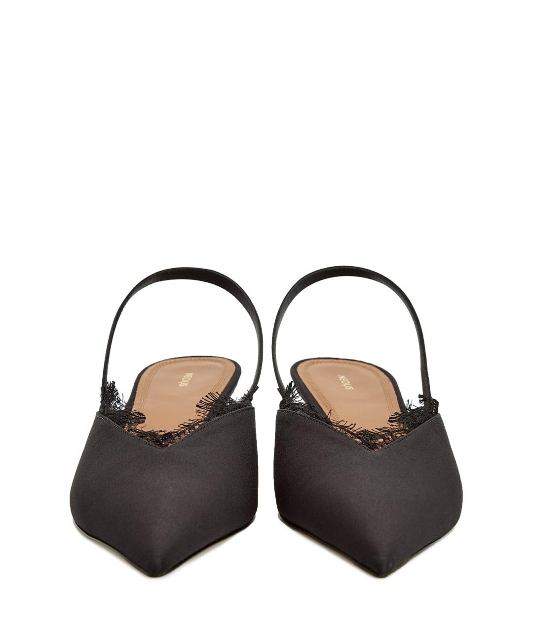 NEOUS Черные текстильные туфли, фото 5