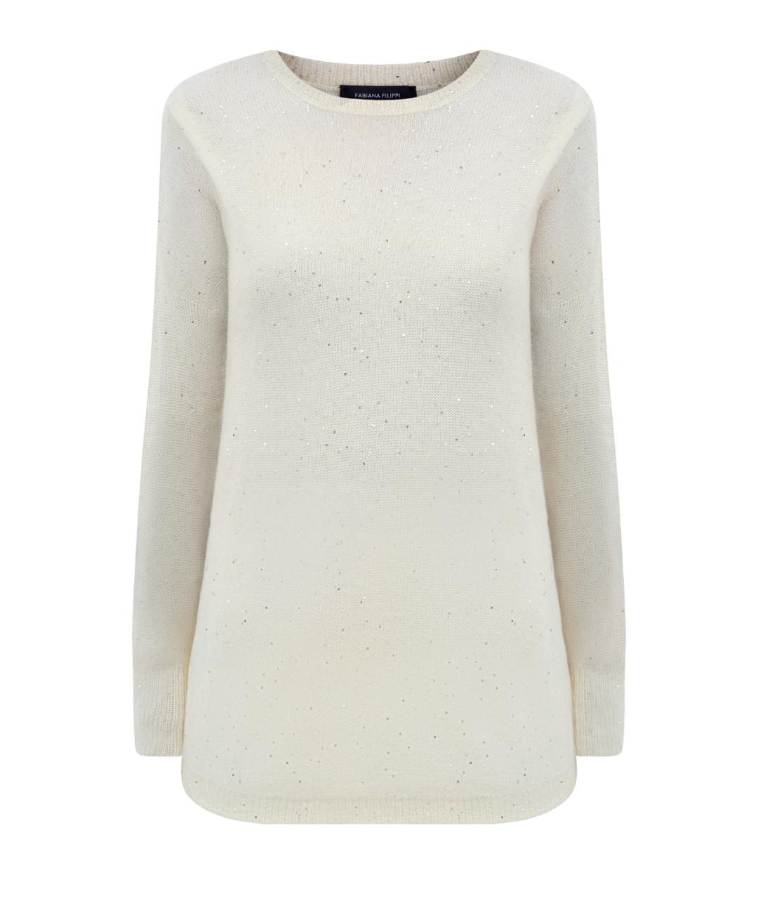 FABIANA FILIPPI Бежевый полиамидовый джемпер / свитер, фото 1