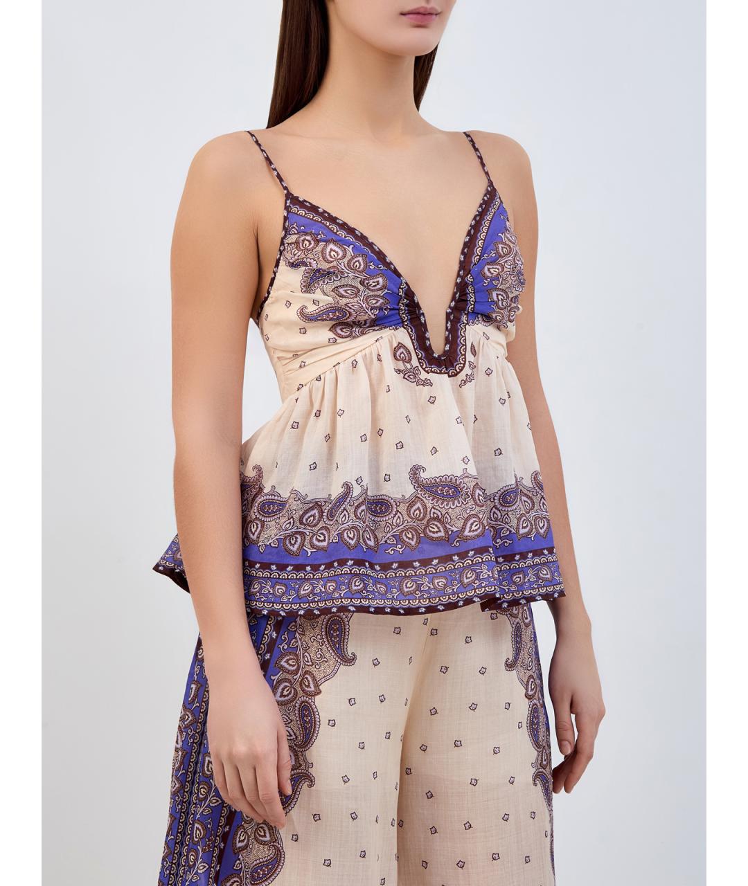 ZIMMERMANN Мульти льняная майка, фото 3