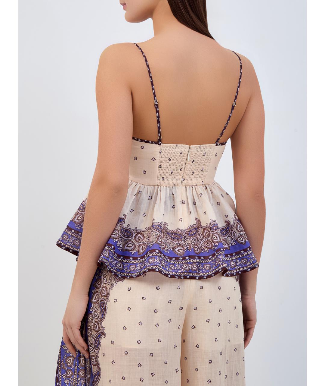 ZIMMERMANN Мульти льняная майка, фото 4