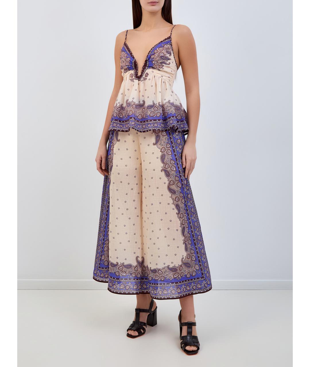 ZIMMERMANN Мульти льняная майка, фото 2