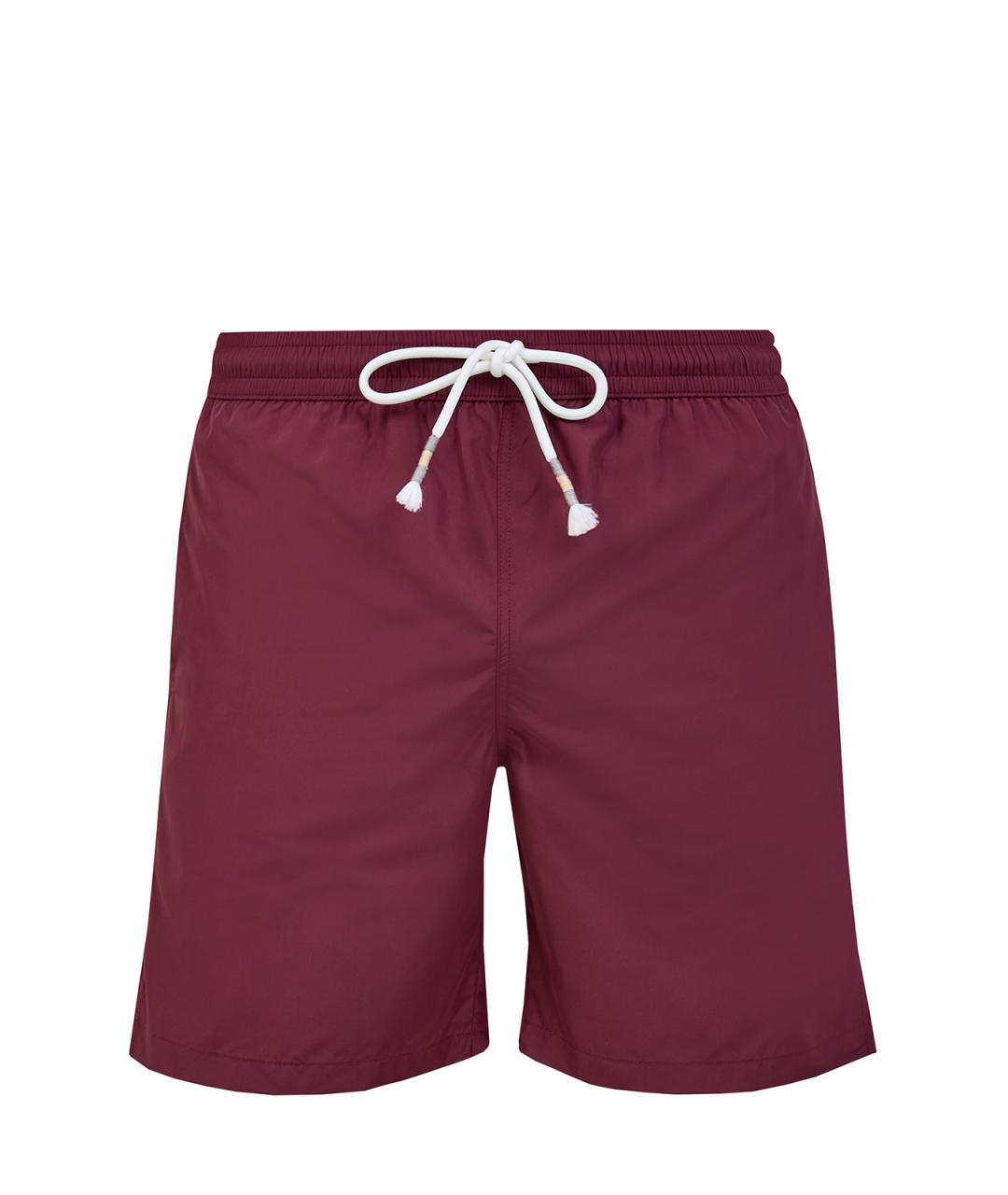 ELEVENTY Бордовые полиэстеровые плавки, фото 1
