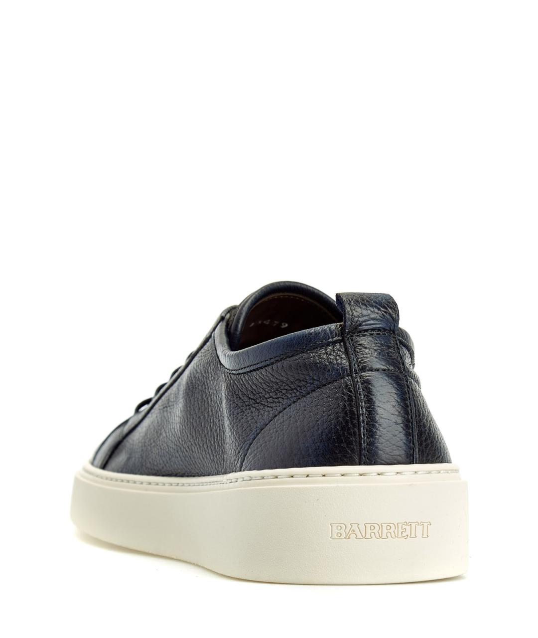 BARRETT Темно-синие кожаные низкие кроссовки / кеды, фото 4